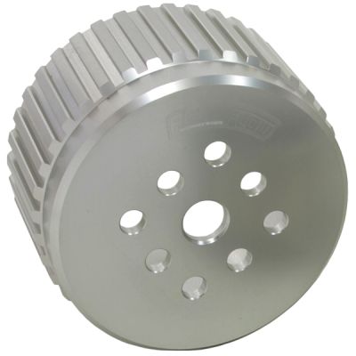 Water pump Gilmer Drive pulleyanodised silver SBC/BBC All,