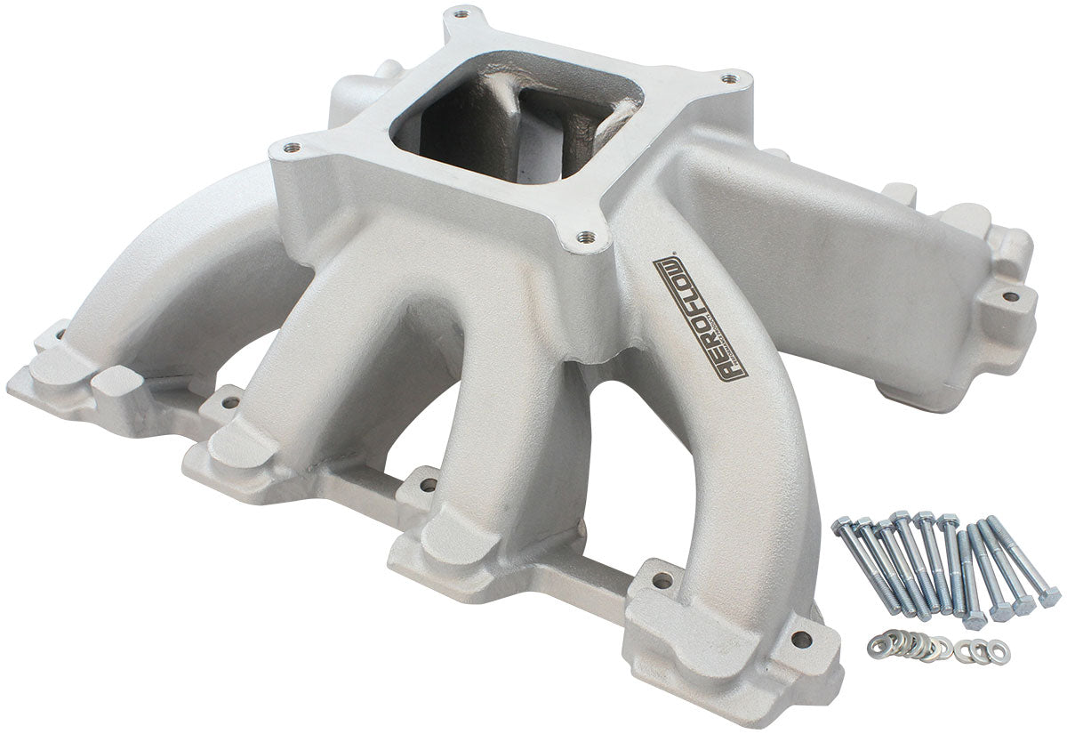 GM LS CARBY HI RISE INTAKE MANIFOLD CATHEDRAL NON EFI LS1LS2 NATURA Aeroflow- 6040-5000