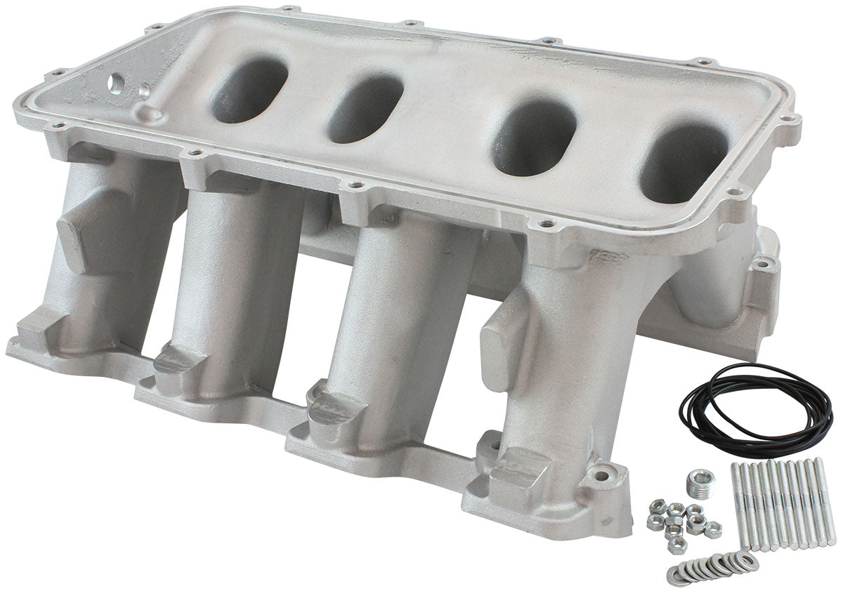 HI RISE NON EFI GM LS BASE MODULAR INTAKE MANI RECTANGLE PORT NATURAL AF 6079-6002