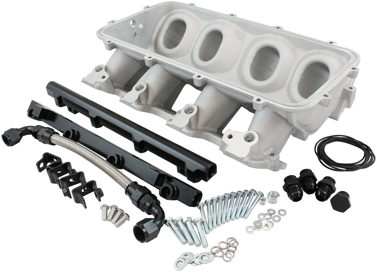 LOW RISE EFI GM LS BASE INTAKEMODULAR MANIFOLD RECTANGLE PORT NATURAL AF 6079-6003