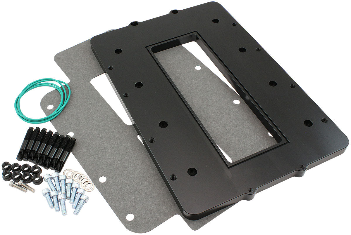 6-71 8-71 BLOWER TOP PLATE MODULAR INTAKE MANIFOLD BLACK BILLET AF 6286-0000