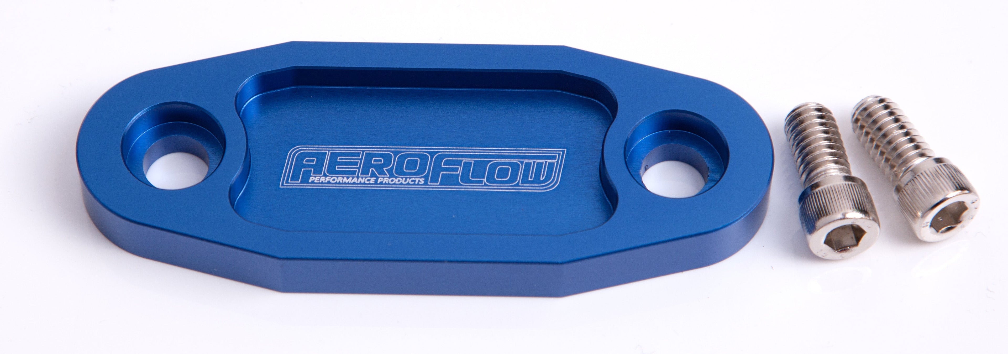 BILLET FUEL PUMP BLOCK OFF BLUE SUIT 302 351C