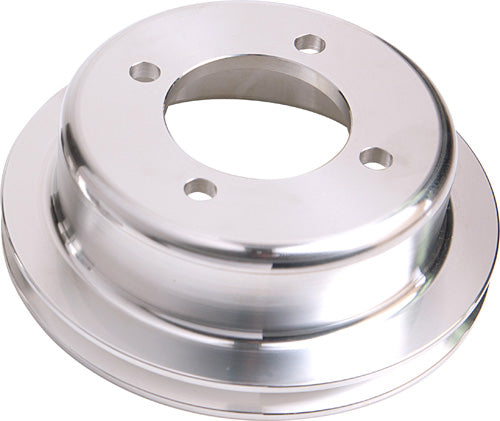 BILLET CRANK V PULLEY 4 BOLT POLISHED SUIT 302 351C FORD