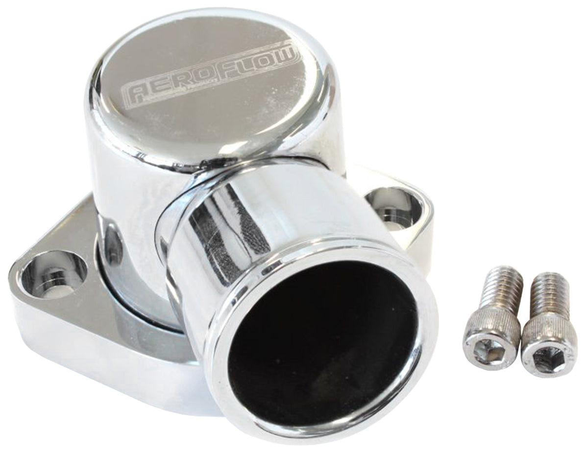 BILLET THERMOSTAT HOUSING CHROFORD 351C 90 DEG CLEVELAND SWIVEL Aeroflow - AF 64-2039C