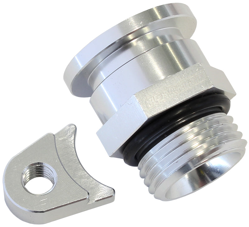 Aeroflow Fuel Pressure Regulator Adapter - Silver