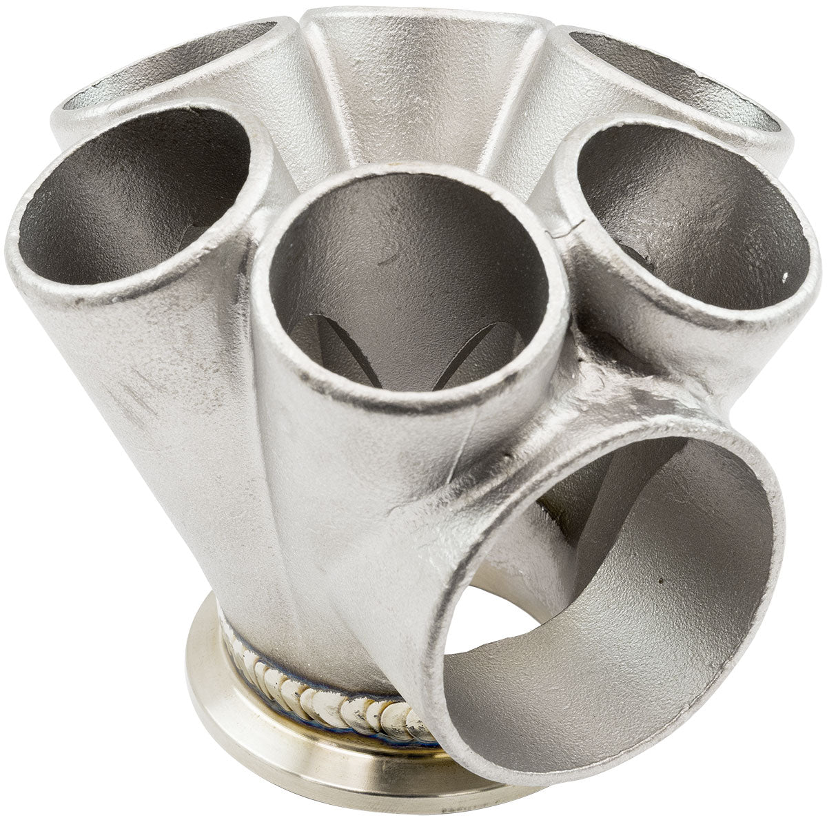 6 INTO 1 TURBO MERGE COLLECTORV-BAND GT30 50MM WASTEGATE ROUND Aeroflow - AF 8307-4000