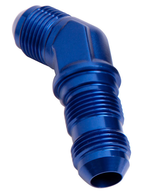 45 DEG BULKHEAD -16AN BLUE NUT SEPERATE