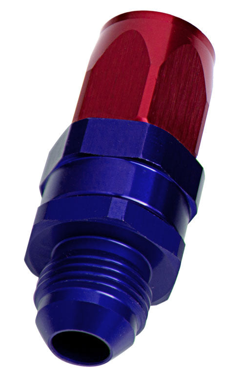 MALE -8AN TO -8AN HOSE END BLUE STRAIGHT MALE TO MALE