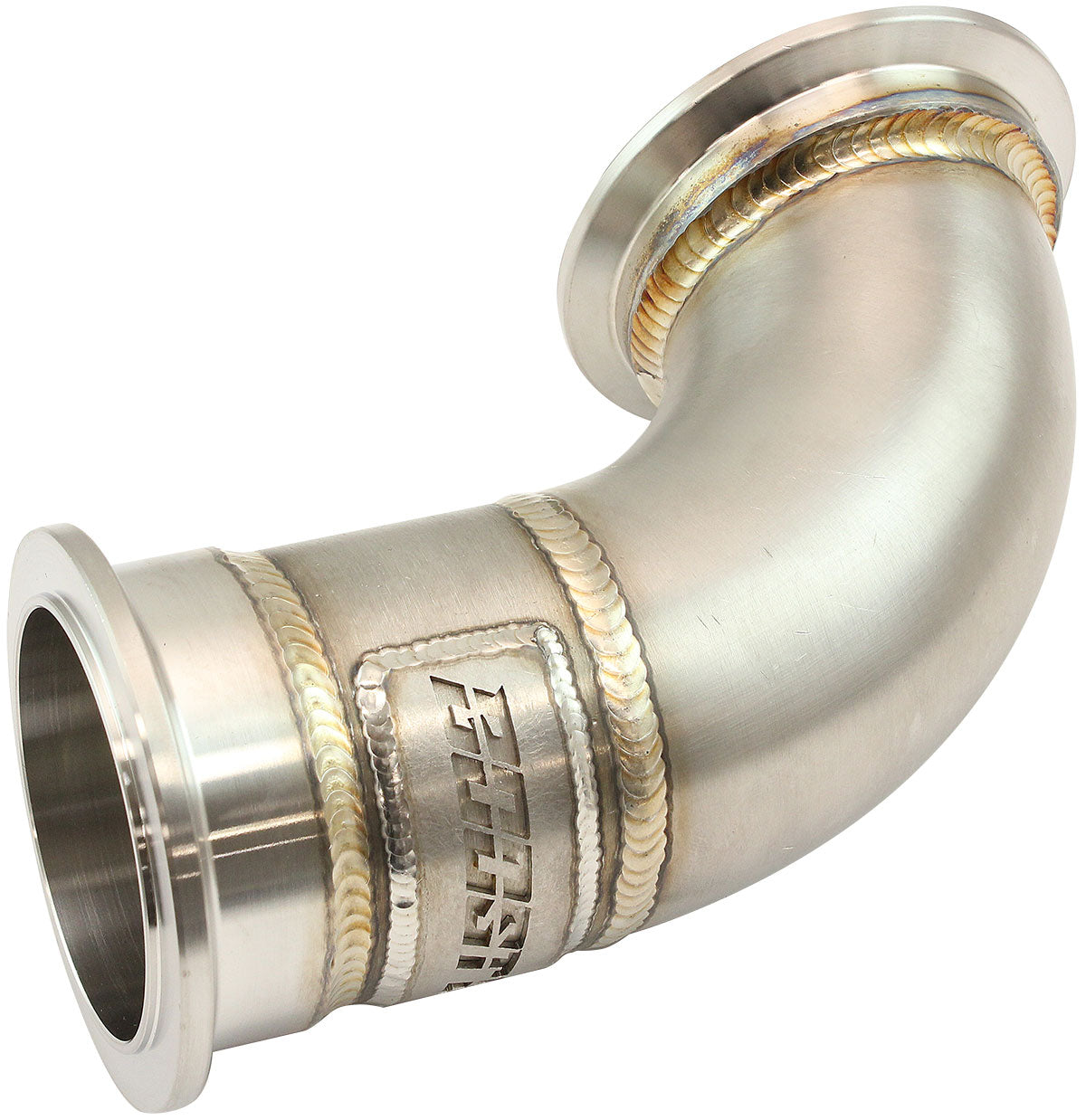 GM LS TWIN TURBO SHORT S/S TURN UP ADAPTER SINGLE V-BAND MANIFOLD Aeroflow AF 8200-2011