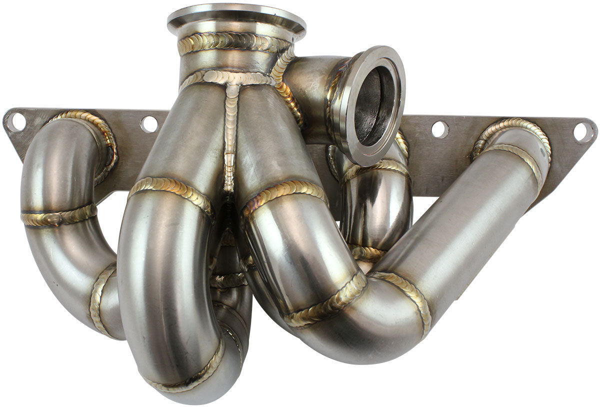 MITSUBISHI EVO 4G63 GT30 VBANDS/S MANI LOW MOUNT 1-1/4" RUN