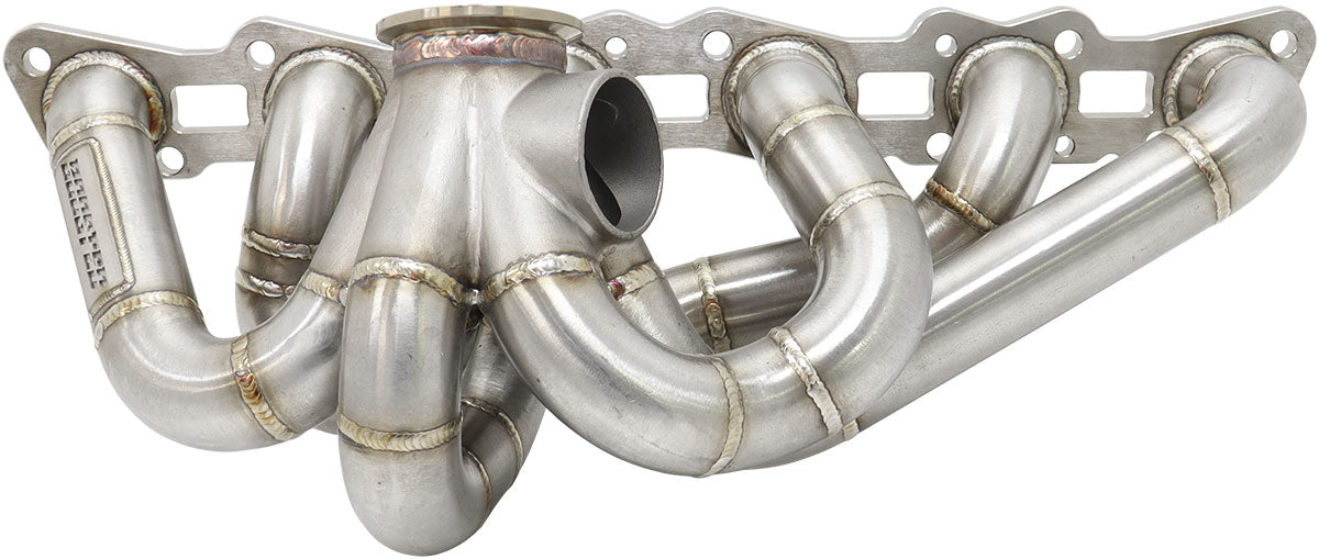NISSAN RB25 RB26 GT30 VBAND S/S MANIFOLD TURBO HIGH MOUNT 50mm Aeroflow - AF 8407-4000