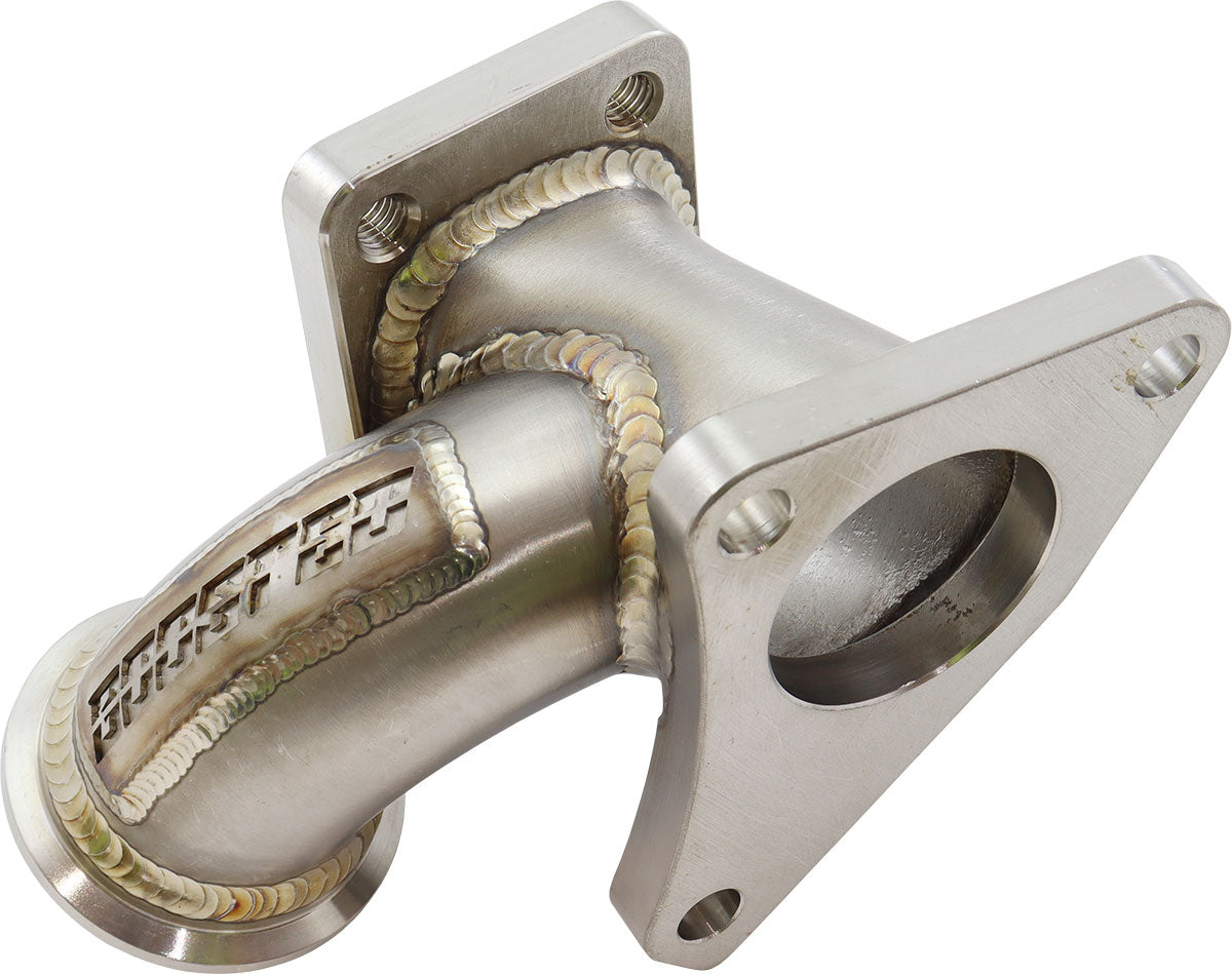 SUBARU EJ25 TWIST MOUNT S/S TURBO ADAPTER T3 SINGLE 45mm EJ20 Aeroflow - AF 8445-1200