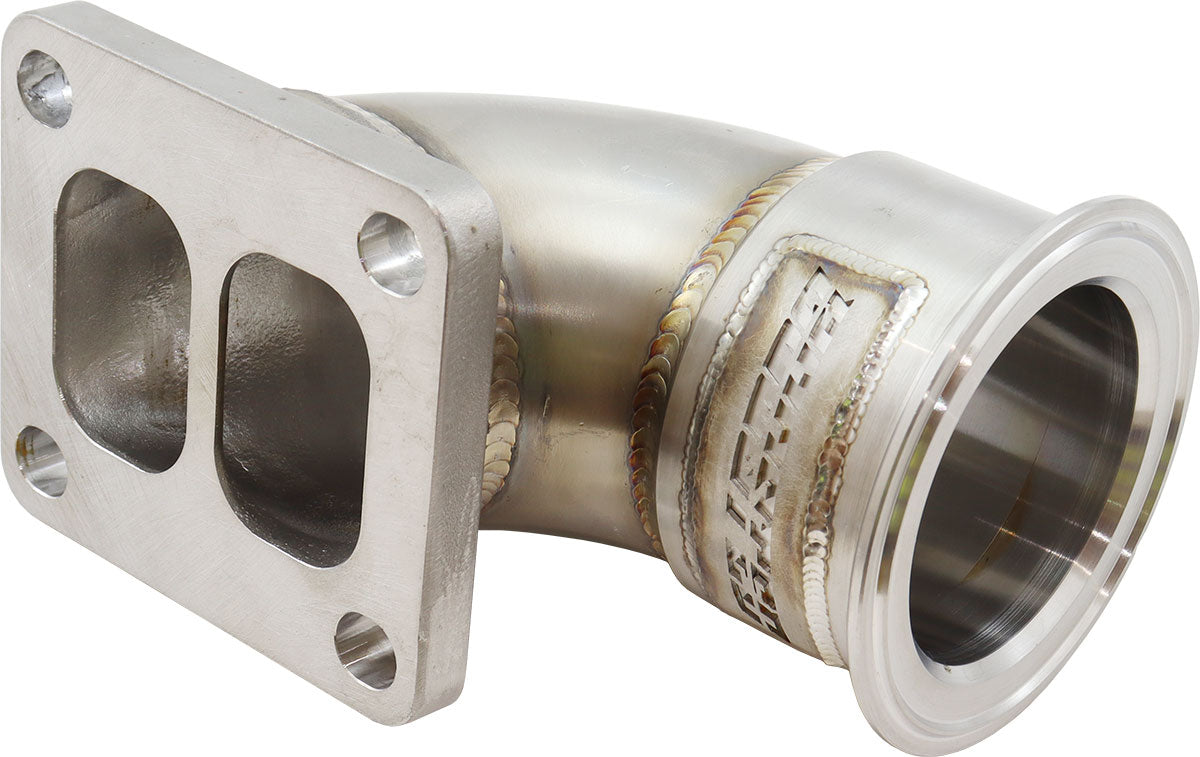 GM LS T4 STRAIGHT MOUNT S/S ADAPTER V-BAND TO T4 TURBO MANIFOLD Aeroflow AF 8470-2005