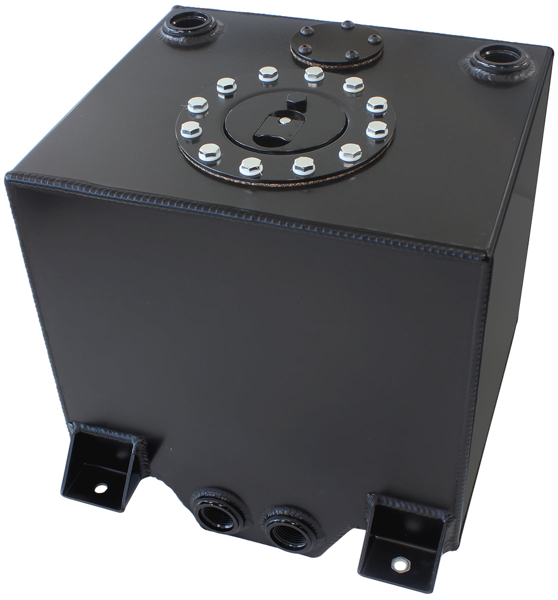 BLACK ALLOY FUEL CELL 19 LITRE5 US GALLONS WITH CAVITY/SUMP