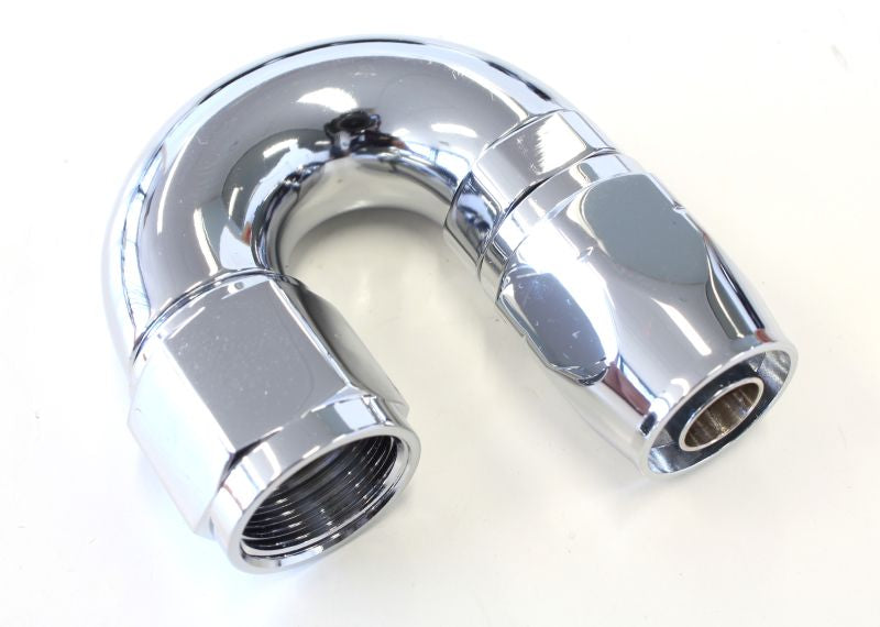 ELITE 180 DEG -4AN HOSE END ELITE SHOW QUALITY FULL FLOW