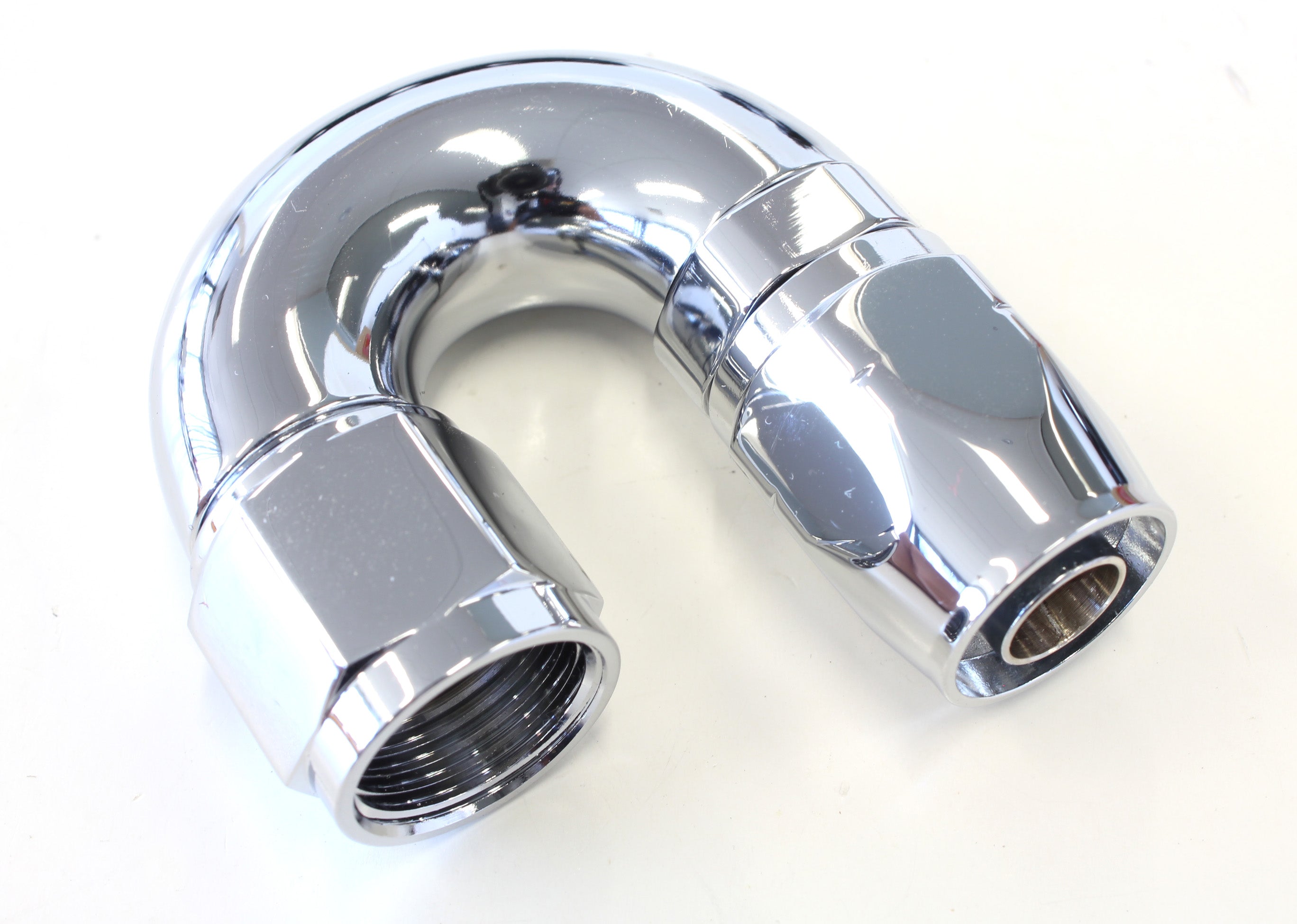 ELITE 180 DEG -8AN HOSE END ELITE SHOW QUALITY FULL FLOW
