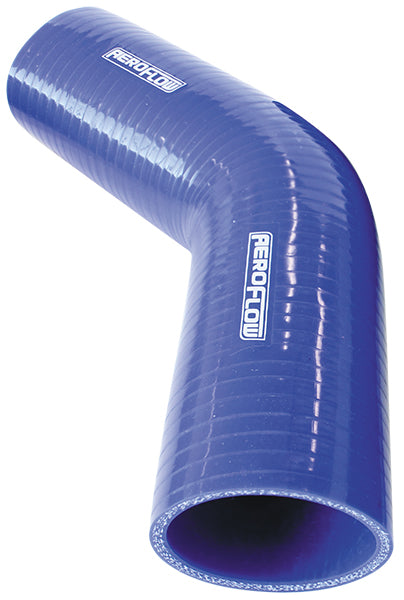 Silicone Hose 45 Deg; Blue I.D2.50" 63mm, Wall 5.3mm, 145mm Leg AF 9002-250
