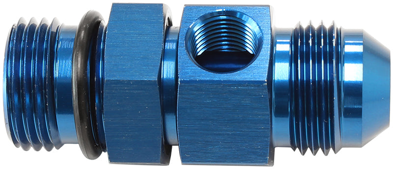 '-6ORB To -6AN with 1/8" port Blue