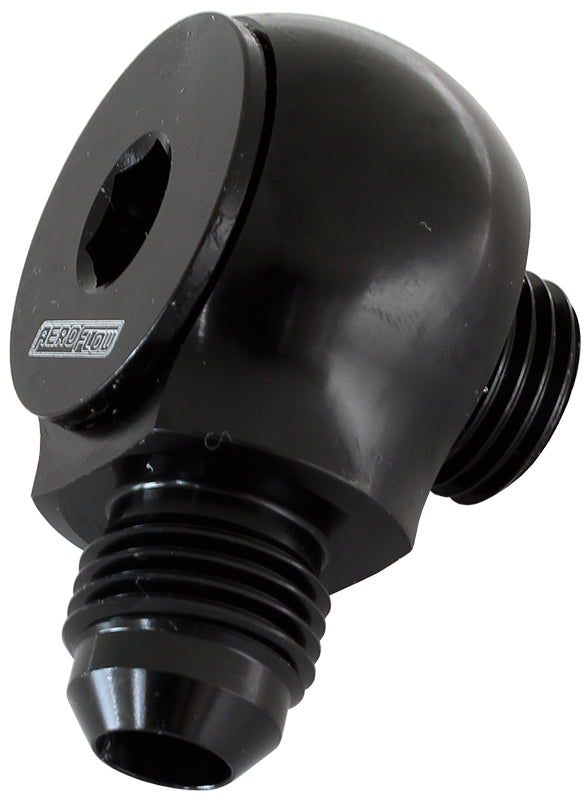 SLIMLINE -8ORB TO -8AN 90 DEG FOR USE IN TIGHT RADIUS AREA