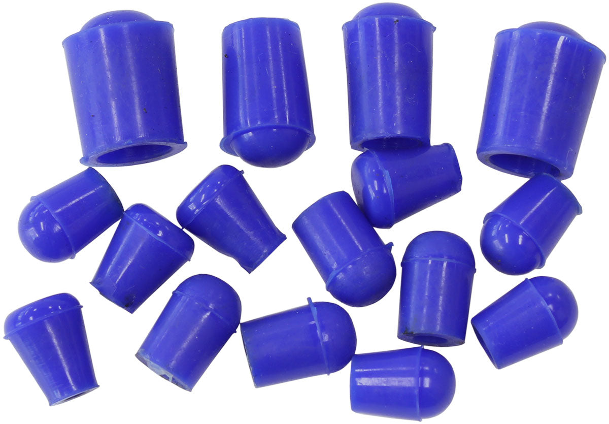 VACCUM BLANK OFF PLUG METRIC BLUE 16 SILICONE CAP BLOCK