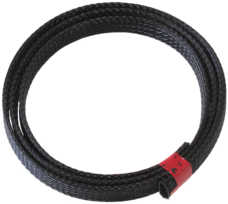 1/2" 1 METER HEAT FLEX BRAID BLACK TIGHT WEAVE HIGH COVERAG