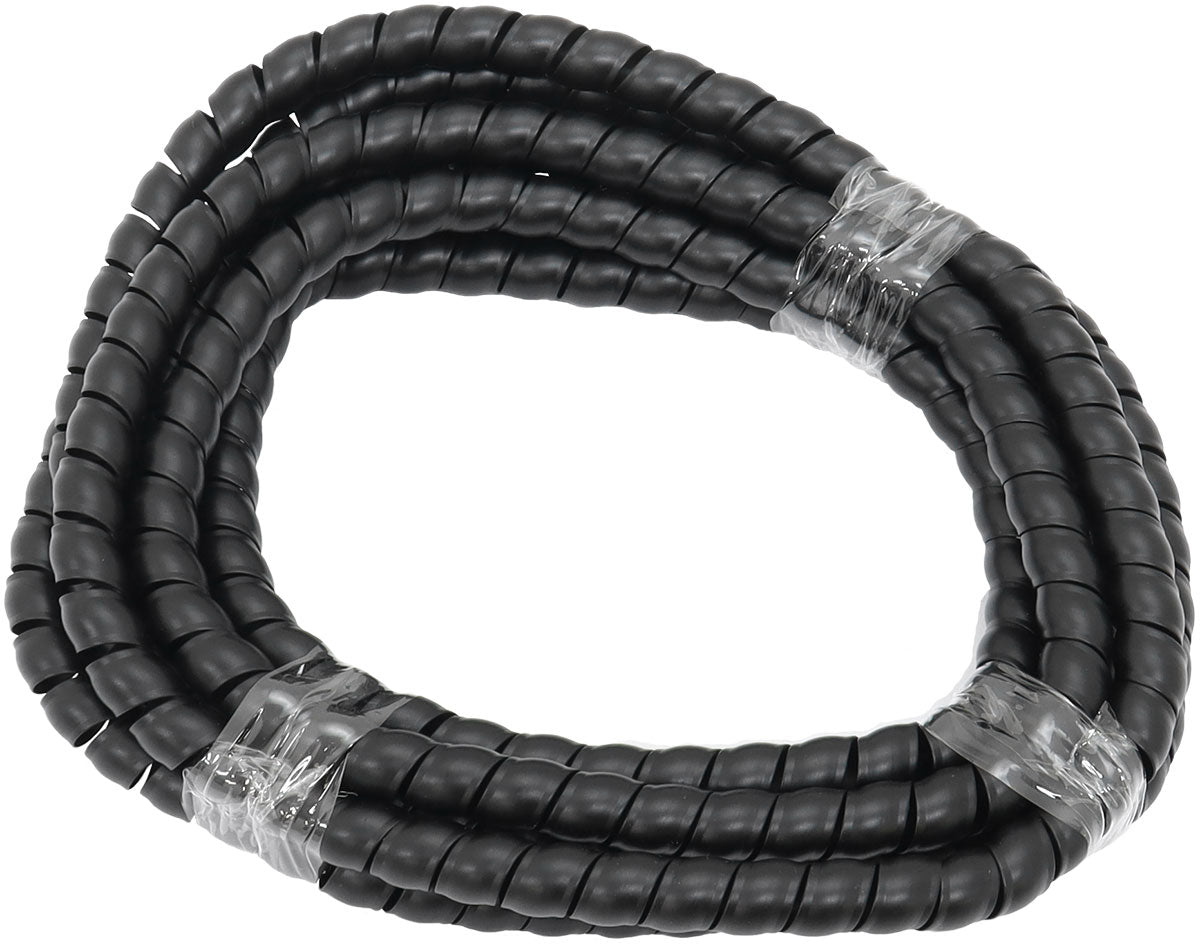 7.6mm I.D SPIRAL WRAP COVER BRAIDED HOSE WIRE 1 METERS BLACK Aeroflow - AF 91-9801