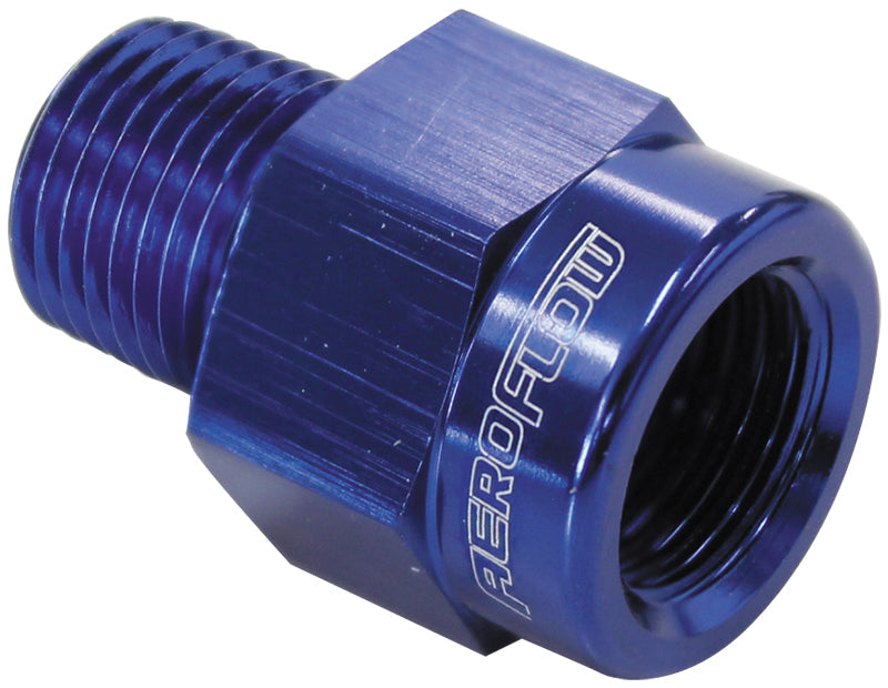 1/8" BSPT male to 1/8" NPT Female BLUE