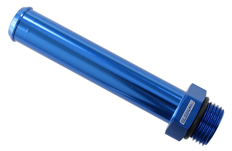 '-8ORB TO 16MM BARB TURBO DRAINEXTENSION BLUE 100MM OAL