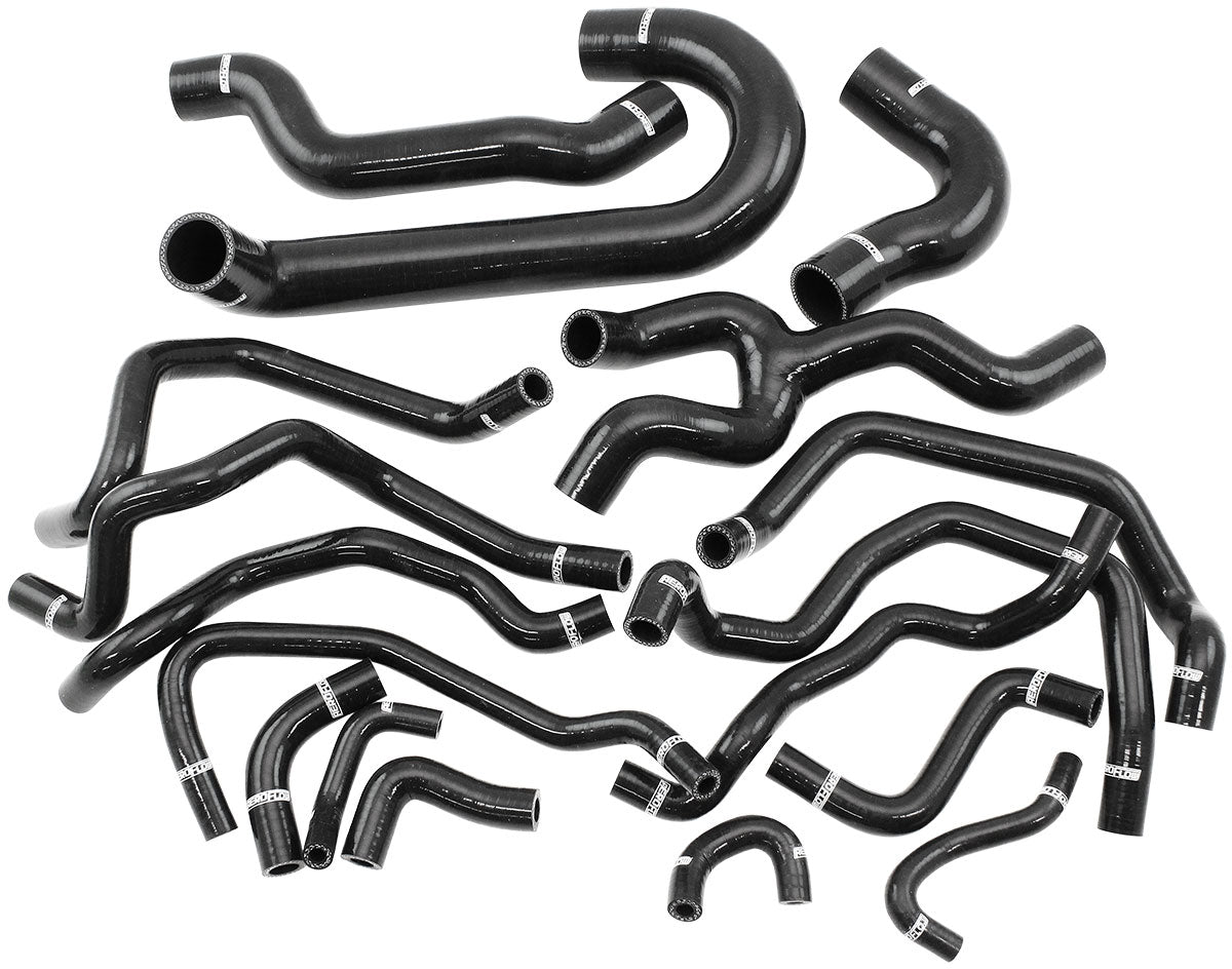SUBARU EJ25 HEATER HOSE KIT BLAC RADIATOR WRX 2008-2018 SILCIONE Aeroflow AF 9270-0042