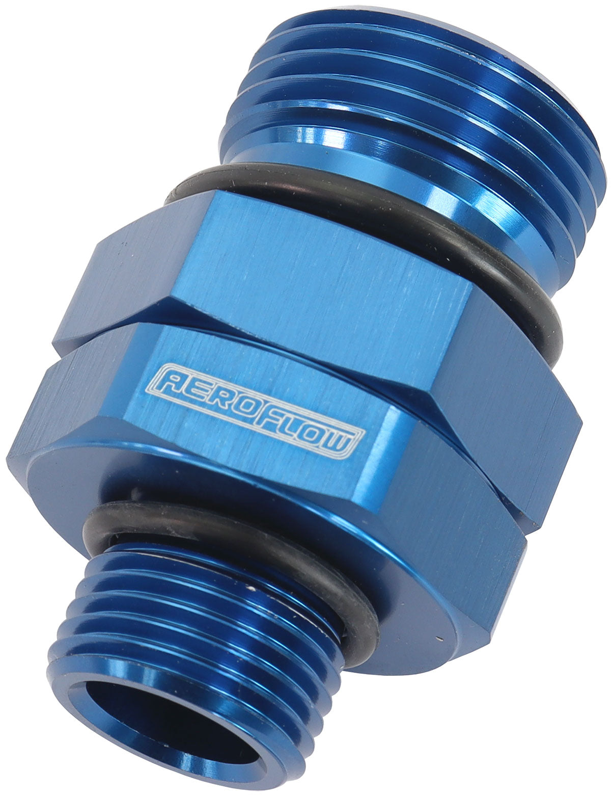 '-8 ORB SWIVEL TO -6 ORB BLUE FULL SWIVEL