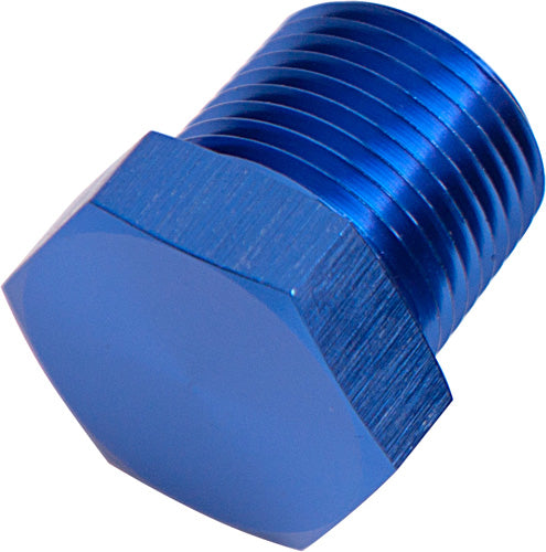 NPT HEX HEAD PLUG 1/2" NPT BLUE 1/2" NPT