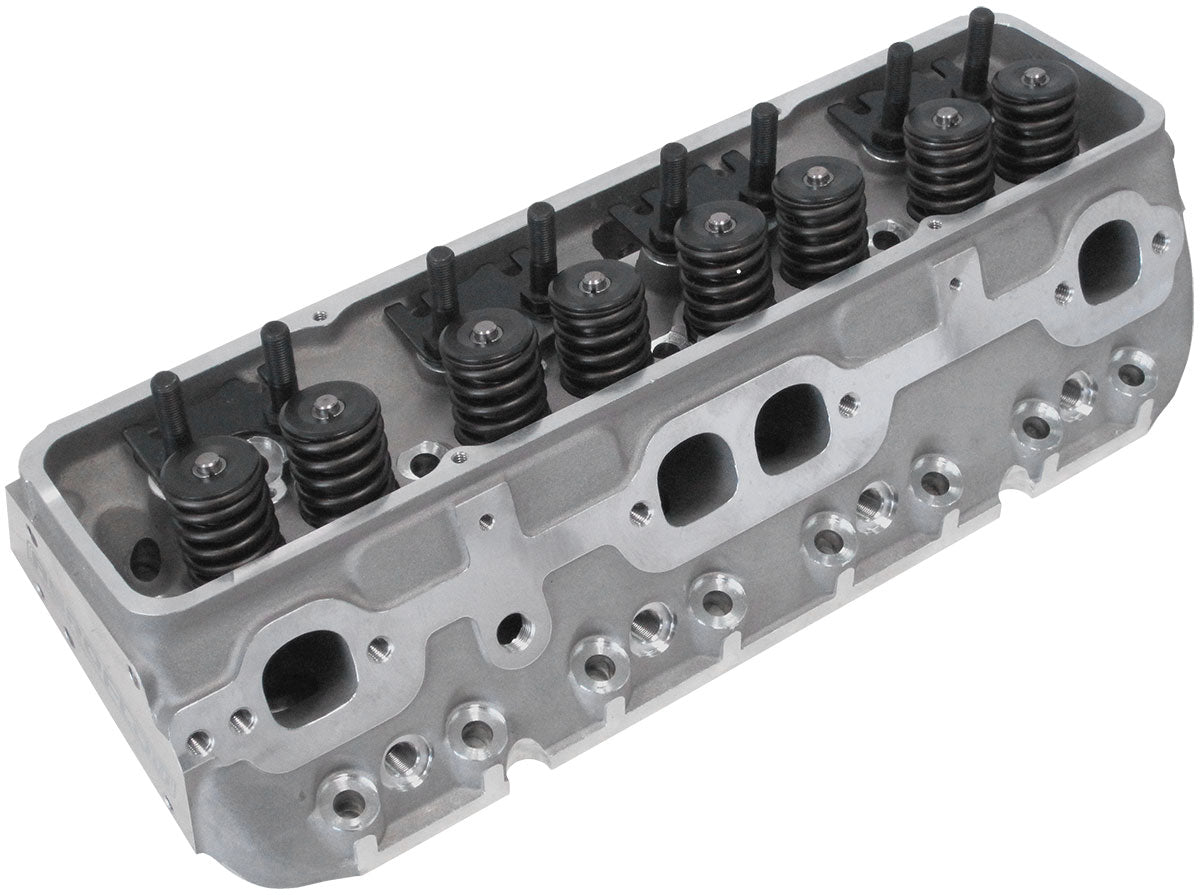 ALUMINIUM CYLINDER HEADS, SBC 212cc, ANGLED PLUG, 66cc, PAIR