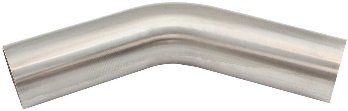 304 S/S BEND 45 DEG 3" O.D 1.5MM (.059") 150mm / 6" LEG