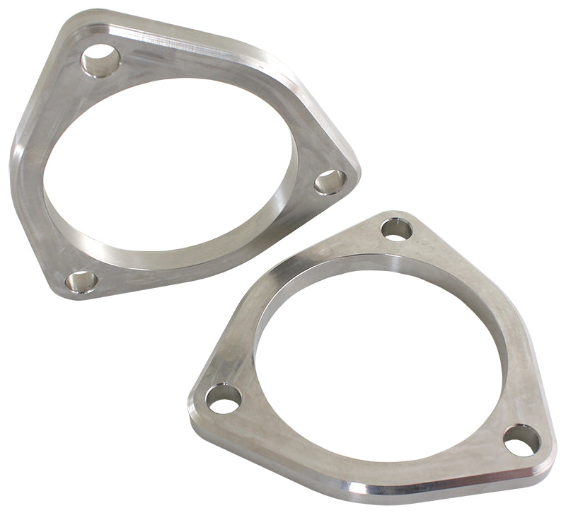 3 Bolt stainless flange 3.5" I.D 9.52mm / 3/8" thick *PAIR*