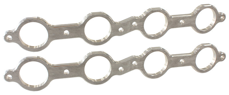 LS Chev header flanges 1-7/8" Round port (PAIR) 1.88" PORT