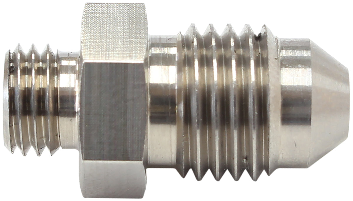 WATER FITTING TO -4AN 1 PACK SUIT 38mm & 44mm WASTEGATES M8 x 1 Aeroflow - AF 9552-1201