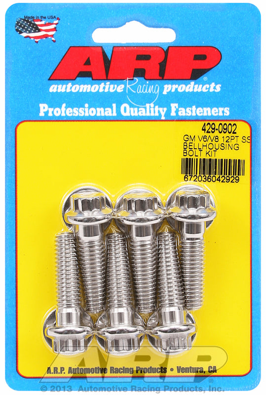 ARP Bellhousing Bolt Kit, 12-Point S/S