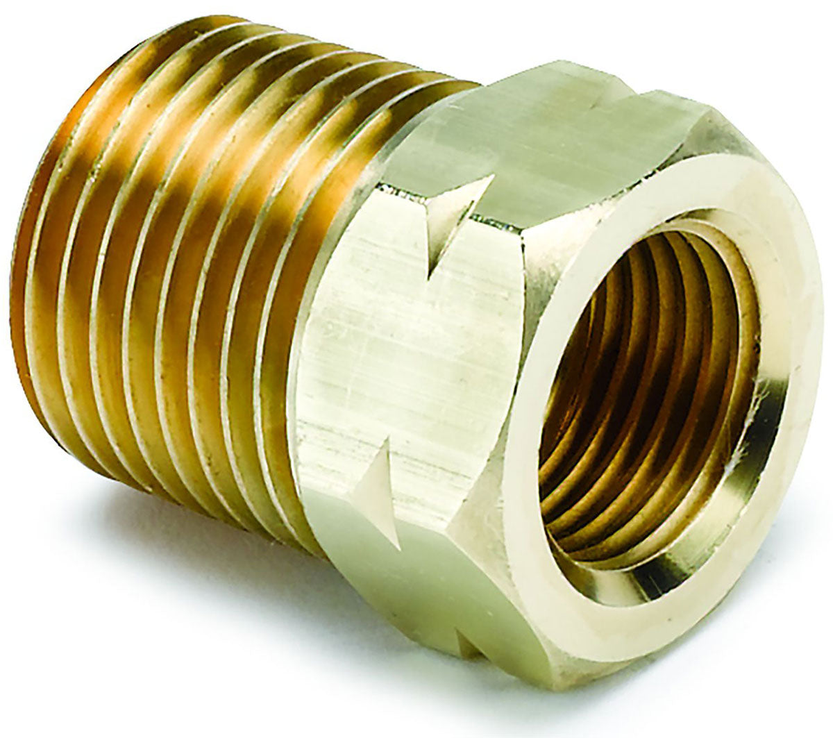 Temperature Adapter - Brass 1/2" NPT for Auto gage Mechanical gauge