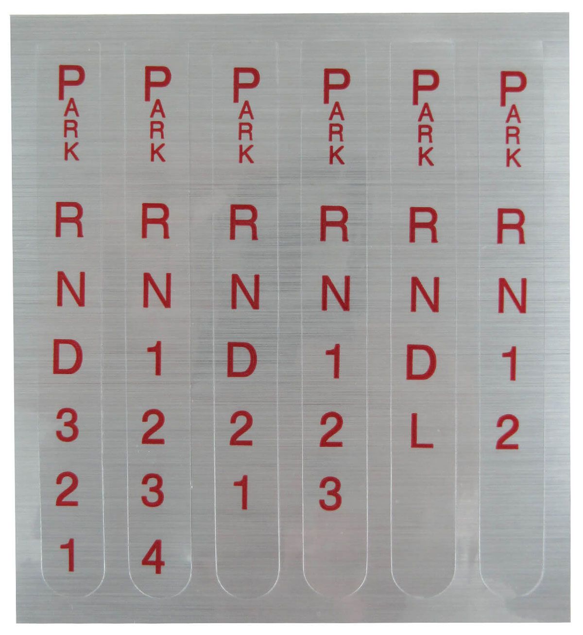 B&M Replacement Shifter Indicator Window Decal