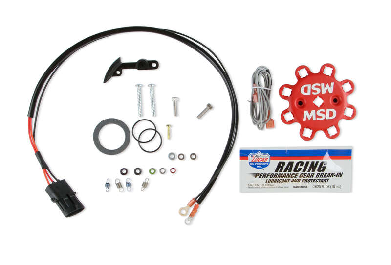 MSD Distributor, Billet, Magnetic Trigger, Mechanical Advance, Holden 253-308